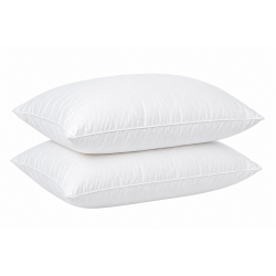 Royal Hotel Bedding Down Pillow 500 Thread Count 100% Cotton, Down, Firm, Set of 2 Pillows