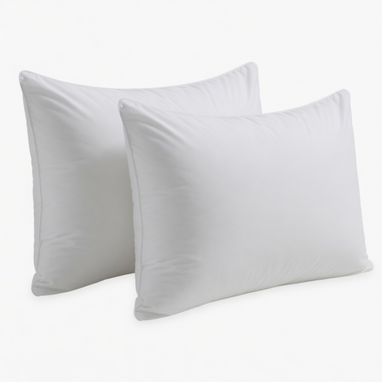 2 Pack Hypoallergenic Shredded Bamboo Memory Foam Bed Pillow - Standard/Queen