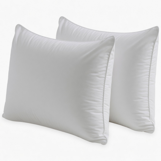 2 Pack Hypoallergenic Shredded Bamboo Memory Foam Bed Pillow - Standard/Queen