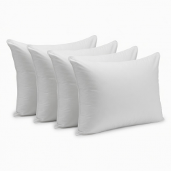 Hypoallergenic Down-Alternative Hotel Quality Super Soft Bed Pillows (4-Pack) - Provides Support For All