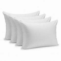 Hypoallergenic Down-Alternative Hotel Quality Super Soft Bed Pillows (4-Pack) - Provides Support For All