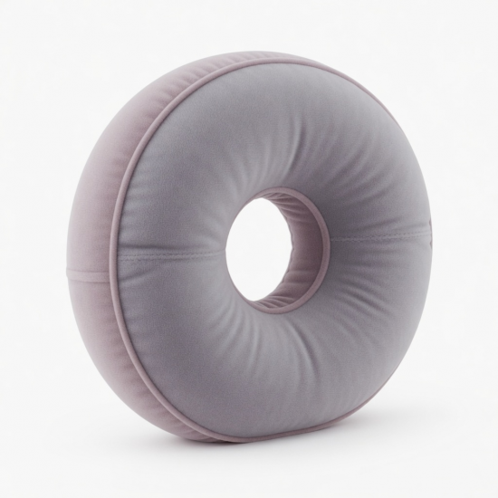 Ear Piercing Pillow Doughnuts Cushion Fade with Hole Side Pillow for Ear