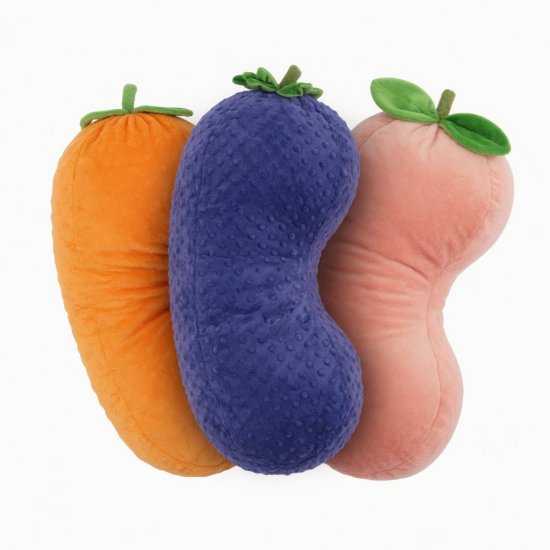 Funny Toys Fruit Pillows Orange Blueberry Peach Soft Cushions Sleeping Body Plush Pillow Sweetest Present for