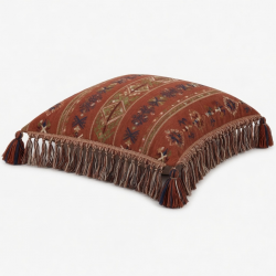 1PC Pillow Case Ethnic Pillow Cover 45x45cm Features Fringe and Tassels