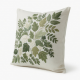 Embroidered Leaf Decorative Pillow Cover For Seasonal Interior Design