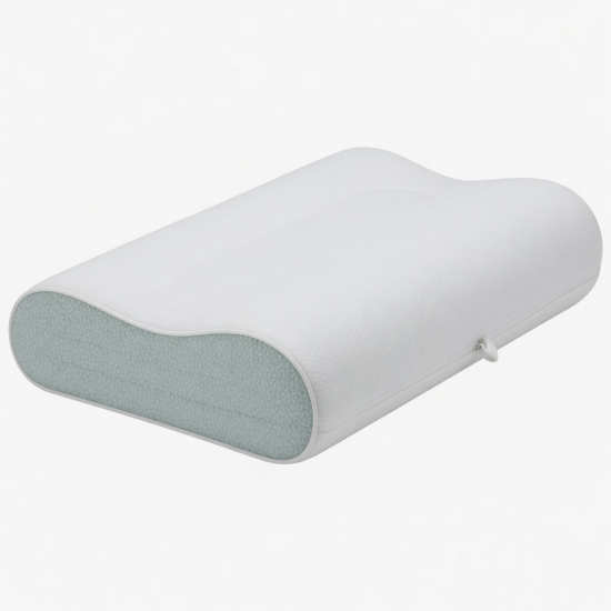 Baby Memory Foam Pillow with Cooling Bean Side - Washable, Hypoallergenic, Soothing Nursery Pillow for All