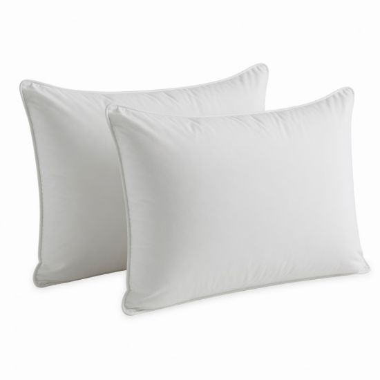 Hotel-Grade Cotton Pillow Set for Neck Support - 100% Pure Cotton, Cervical Relief, Home & Hospitality Use