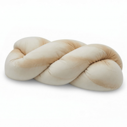 Hotel Pillow for Home - Twisted Bread Shape Design, Cervical Support, Feather Down Alternative, Student Gift