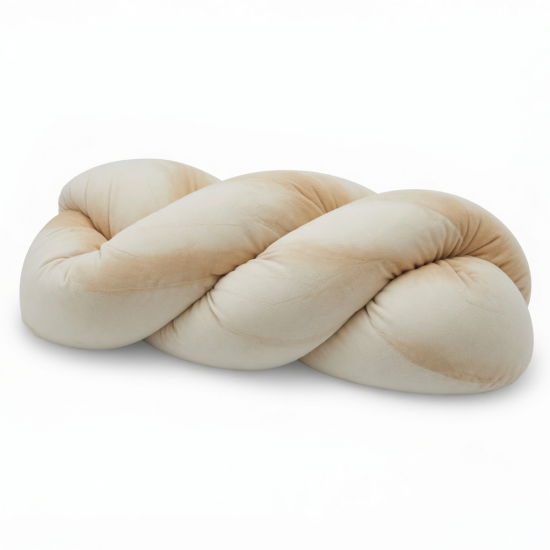 Hotel Pillow for Home - Twisted Bread Shape Design, Cervical Support, Feather Down Alternative, Student Gift