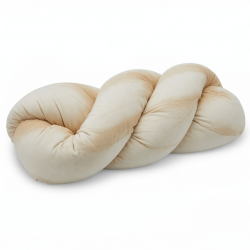 Hotel Pillow for Home - Twisted Bread Shape Design, Cervical Support, Feather Down Alternative, Student Gift