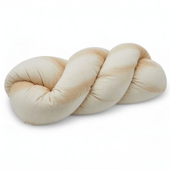 Hotel Pillow for Home - Twisted Bread Shape Design, Cervical Support, Feather Down Alternative, Student Gift