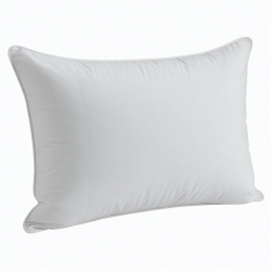 Hotel Pillow for Neck Support - Hypoallergenic Down Alternative Pillow with Cotton Cover for Side, Back, and