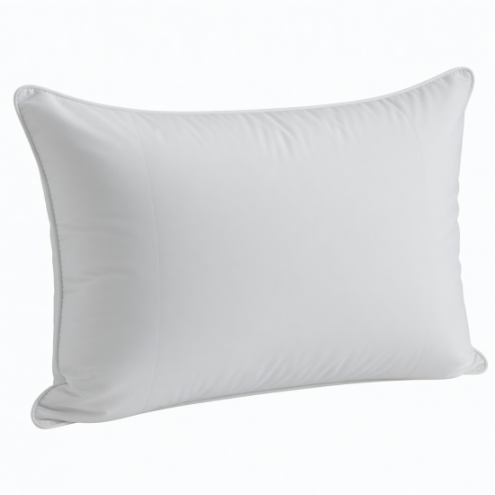 Hotel Pillow for Neck Support - Hypoallergenic Down Alternative Pillow with Cotton Cover for Side, Back, and