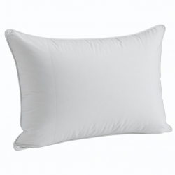 Hotel Pillow for Neck Support - Hypoallergenic Down Alternative Pillow with Cotton Cover for Side, Back, and