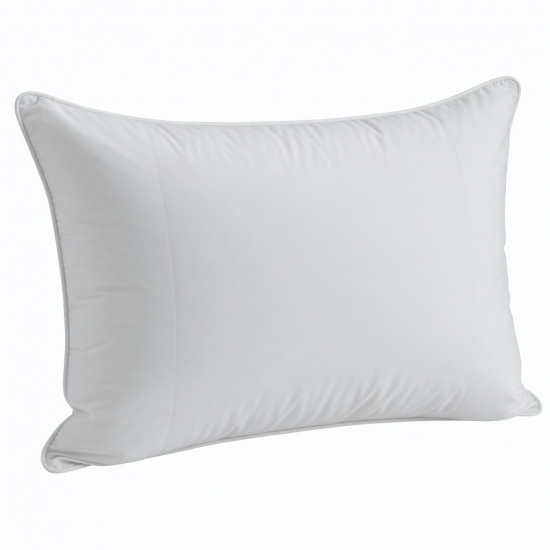 Hotel Pillow for Neck Support - Hypoallergenic Down Alternative Pillow with Cotton Cover for Side, Back, and