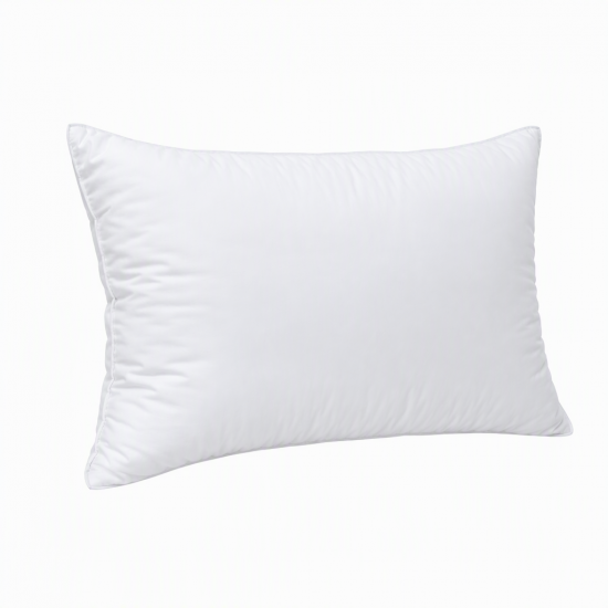 High Resilience Pillow with Down Alternative Fill – Compressible for Travel and Storage