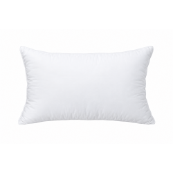 High Resilience Pillow with Down Alternative Fill – Compressible for Travel and Storage