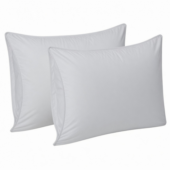 Cotton Pillow Protectors Set - Waterproof, Sweatproof, Hypoallergenic Pillow Covers for Home
