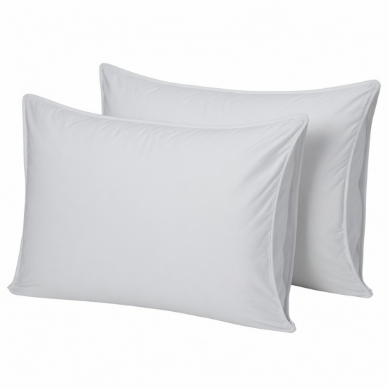 Cotton Pillow Protectors Set - Waterproof, Sweatproof, Hypoallergenic Pillow Covers for Home