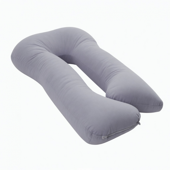 Pregnancy Body Pillow for Side Sleeping – Memory Foam Lumbar Support Cushion for Bed and Sofa