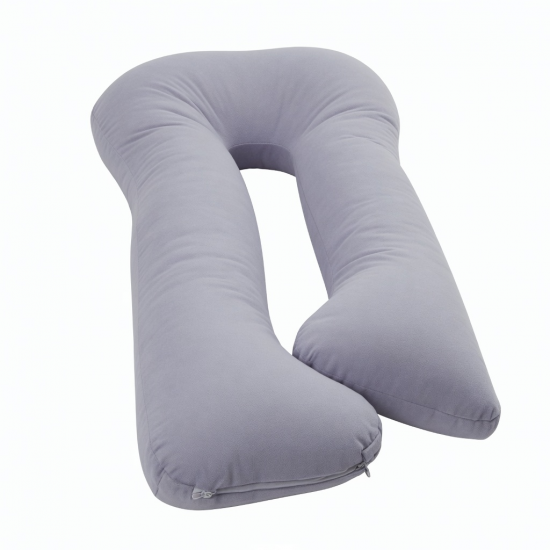Pregnancy Body Pillow for Side Sleeping – Memory Foam Lumbar Support Cushion for Bed and Sofa