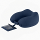 Multi-Purpose Travel Pillow with Storage Bag: Inflatable Neck Support & Portable Organizer