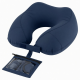 Multi-Purpose Travel Pillow with Storage Bag: Inflatable Neck Support & Portable Organizer