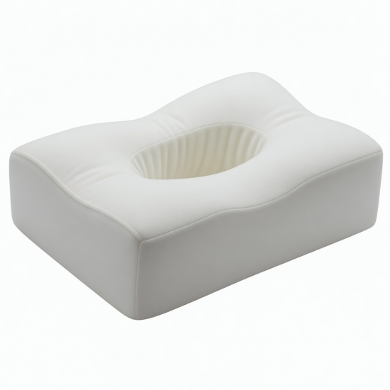 Memory Foam Face Cradle Pillow for Massage & Spa Beds – Contoured Facial Hole Design for Comfort