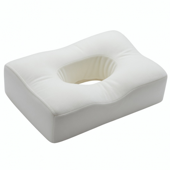 Memory Foam Face Cradle Pillow for Massage & Spa Beds – Contoured Facial Hole Design for Comfort