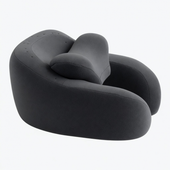 Comfortable Memory Foam Face Neck Pillow Headrest Pad For Daily Relaxation