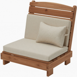 Wood Sauna Backrest Sauna Benches Cushions Removable Comfort Pillow Design