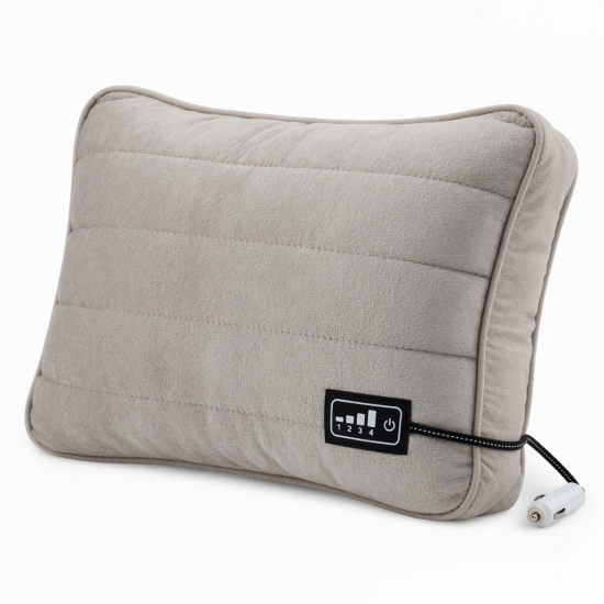 Auto Heated Pillow 3 Warmth Grades Comfortable Fabric Tool Complimentary Installation Yearlong