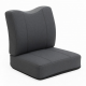 Universally Wheelchair Support Pillow With Ergonomic Shape And AntiSlip Base