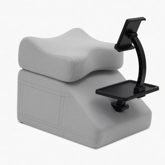 Ergonomic Neck Support Pillow Stand For Viewing Content In Bed