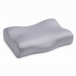 Silk-Touch Cervical Support Pillow with Cooling Fiber Fill – Ergonomic Sleeping Pillow for Home, Dorm, and