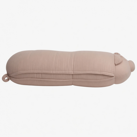 3-Layer Gauze Piggy Long Pillow Body Pillow for Women – Leg Hugging, Side Sleeper Support, Pregnancy & Bed