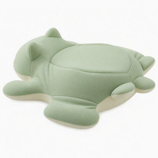 Frog-Shaped Memory Foam Cervical Pillow for Neck Pain Relief – Breathable, Ergonomic Orthopedic Support for