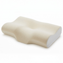 Natural Latex Pillow for Neck Pain Relief – Ergonomic Cervical Support, Breathable Sleep Pillow for Students