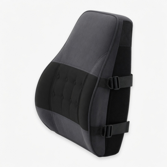 Luxury Back Support Cushion with Massage for Parents – Birthday Gift, Adjustable Lumbar Pillow for Bed &