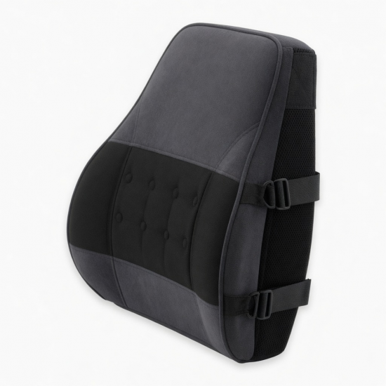 Luxury Back Support Cushion with Massage for Parents – Birthday Gift, Adjustable Lumbar Pillow for Bed &