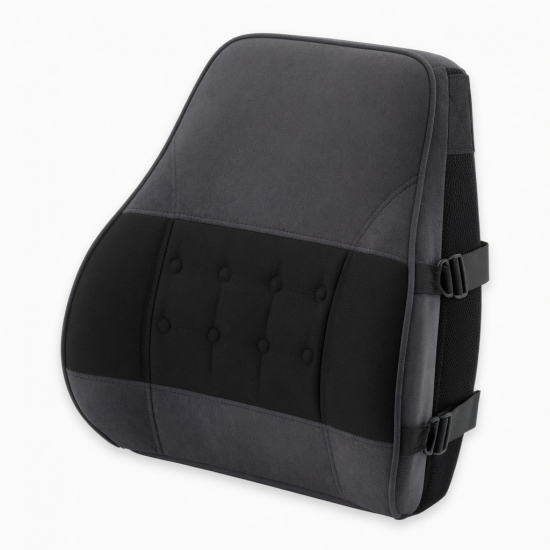 Luxury Back Support Cushion with Massage for Parents – Birthday Gift, Adjustable Lumbar Pillow for Bed &