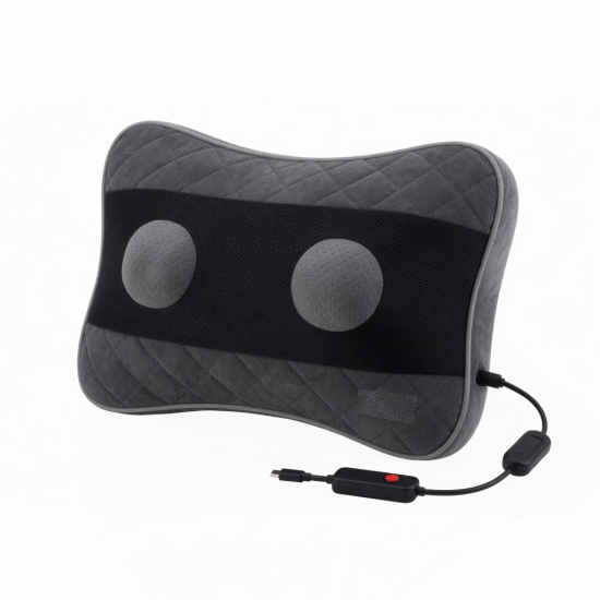 Lumbar Massage Pillow with Heating – Premium Back Support Cushion for Parents' Birthday, Thoughtful Corporate