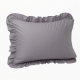 Pillow Case Wrinkle Resistant Pillow Cover 17.7Inch /19.7inch Ruffled Edge