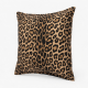 Leopard Print Pillow Cover Polyester Fabric Square Or Rectangle