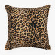 Leopard Print Pillow Cover Polyester Fabric Square Or Rectangle