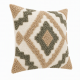 Tufted Throw Pillow for Case Morocan Abstract Geometric Embroidery Cushion Cover