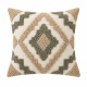 Tufted Throw Pillow for Case Morocan Abstract Geometric Embroidery Cushion Cover