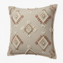 Boho Neutral Throw Pillow Cover Tribal Bohemian Tufted Pillowcase Cushion Covers