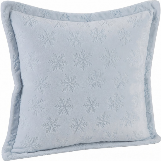 Elegant Snowflake Plush Pillow Protector Pillow Case for Restfuls Nights
