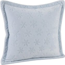 Elegant Snowflake Plush Pillow Protector Pillow Case for Restfuls Nights